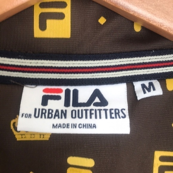FILA x Urban Outfitters Monogram Coaches Jacket Size Medium - Picture 8 of 12